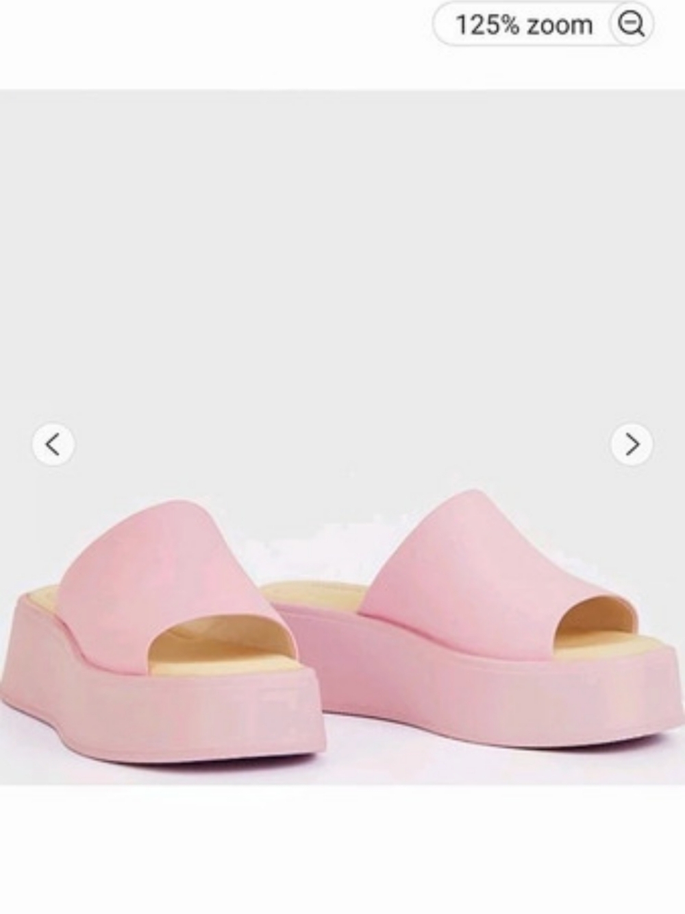 NIB VAGABOND Pink Chunky Platform Slide Sandals